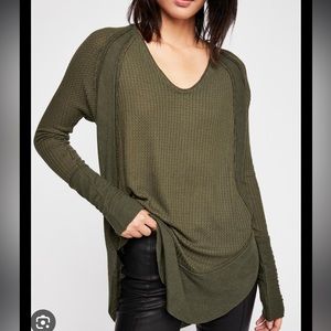 We the free free people Catalina thermal in green